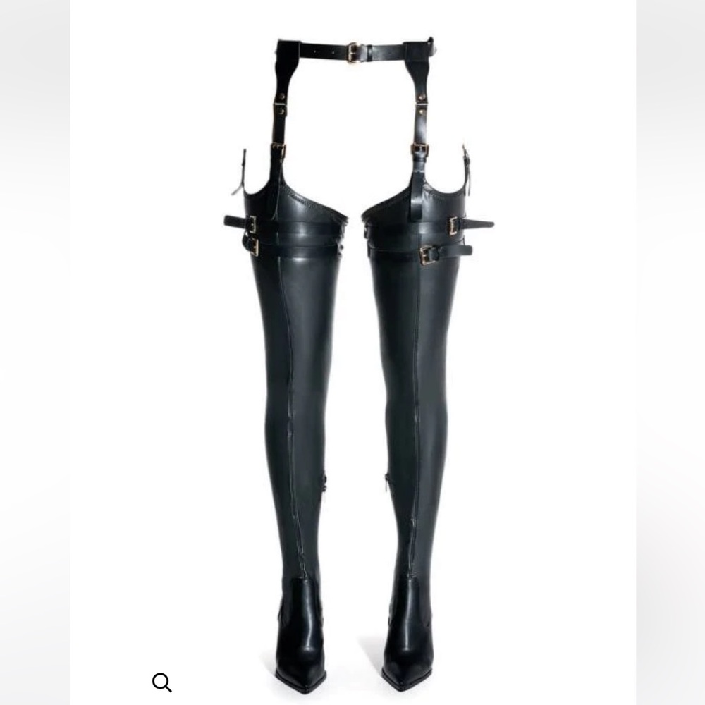 AZALEA WANG Alesia Stiletto Boots NIB